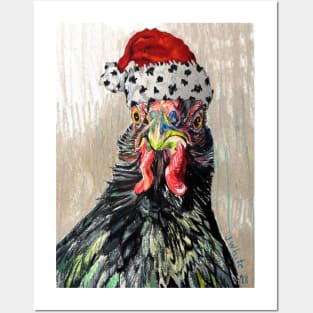 Bindin, Santa Chicken Posters and Art